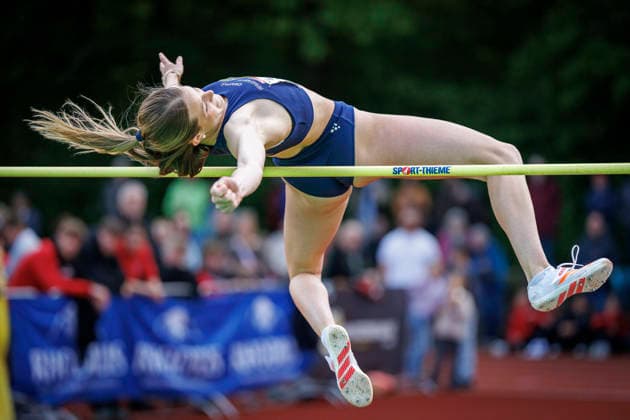 Lotto Deichmeeting; Neuwied, 16.05.2026 Hannah Schwind (Post-Sportverein Trier); Lotto Deichmeeting am 16.05.2026 im Rhein-Wied Stadion, Neuwied (Rheinland-Pfalz). Copyright: xBEAUTIFULxSPORTS B.Hoffmannx