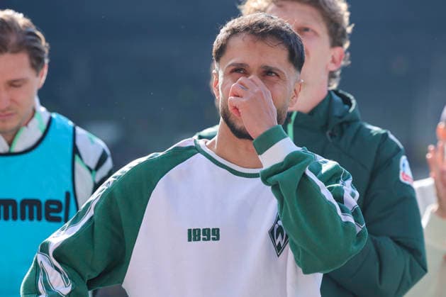 Leonardo Bittencourt (Werder Bremen) schaut enttaeuscht, Bundesliga, SV Werder Bremen v Borussia Dortmund, Weserstadion am 16. May 2026 in Bremen, Deutschland. (Foto von Marco Steinbrenner DeFodi Images) Leonardo Bittencourt (Werder Bremen) looks dejected, Bundesliga, SV Werder Bremen v Borussia Dortmund, Weserstadion, May 16, 2026 in Bremen, Germany. (Photo by Marco Steinbrenner DeFodi Images) DFL regulations prohibit any use of photographs as image sequences and or quasi-video. -