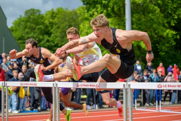 Finley Gaio (Schweiz) GER Lotto Deichmeeting 2026, Athletics, 16.05.2026, GER Lotto Deichmeeting 2026, Athletics, 16.05.2026, Neuwied Copyright: xEibnerxPressefoto JanxPapenfussx EP_JPS