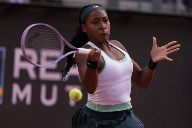 Coco Gauff during the women s singles final between Coco Gauff (USA) vs Elina Svitolina (UKR) at the Internazionali d Italia in Rome, Saturday 16 May 2026. (Alfredo Falcone LaPresse)  Copyright: xAlfredoxFalcone LaPressex