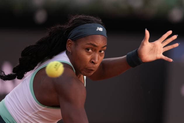 Coco Gauff during the women s singles final between Coco Gauff (USA) vs Elina Svitolina (UKR) at the Internazionali d Italia in Rome, Saturday 16 May 2026. (Alfredo Falcone LaPresse)  Copyright: xAlfredoxFalcone LaPressex