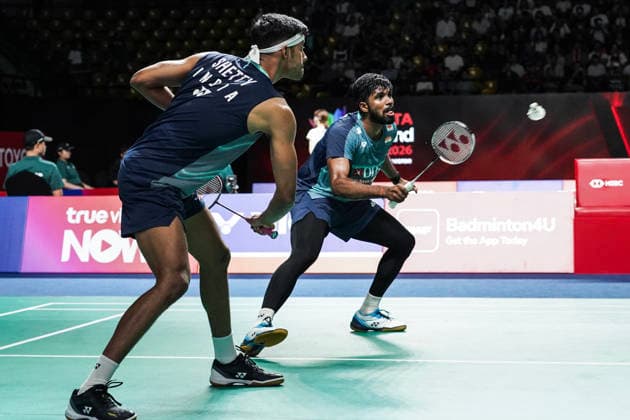 Thailand Open 2026. India s Chirag Shetty and Satwiksairaj Rankireddy compete against Malaysia s Goh Sze Fei and Nur Izzudin during their men s doubles semi-final match at the badminton Thailand Open 2026 in Bangkok, Thailand, on May 16, 2026. Bangkok Bangkok Thailand  Copyright: xAnusakxLaowilasx originalFilename:laowilas-notitle260516_npqUu.jpg