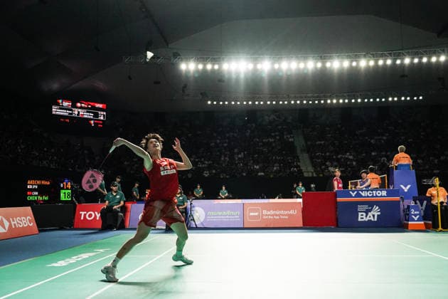 Thailand Open 2026. Chen Yufei of China competes against Hina Akechi of Japan during their women s singles semi-final match at the badminton Thailand Open 2026 in Bangkok, Thailand, on May 16, 2026. Bangkok Bangkok Thailand  Copyright: xAnusakxLaowilasx originalFilename:laowilas-notitle260516_npakc.jpg