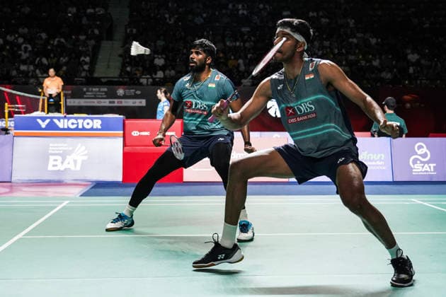 Thailand Open 2026. India s Chirag Shetty and Satwiksairaj Rankireddy compete against Malaysia s Goh Sze Fei and Nur Izzudin during their men s doubles semi-final match at the badminton Thailand Open 2026 in Bangkok, Thailand, on May 16, 2026. Bangkok Bangkok Thailand  Copyright: xAnusakxLaowilasx originalFilename:laowilas-notitle260516_np58G.jpg