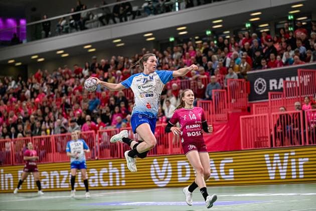 Szene mit Alicia Soffel (13; Union Neckarsulm) Szene mit Alicia Soffel (13; Sport-Union Neckarsulm)