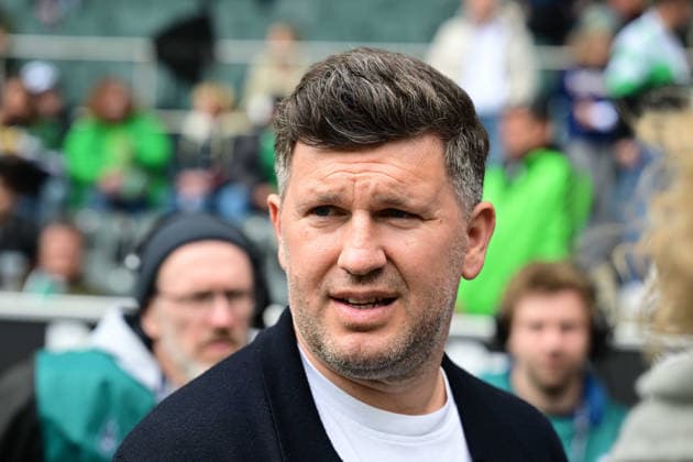 16.05.2026; Moenchengladbach; Fussball, Herren, Saison 2025 2026, Borussia Moenchengladbach vs. TSG 1899 Hoffenheim Andreas Schicker (Geschaeftsfuehrer Hoffenheim) DFL regulations prohibit any use of photographs as image sequences and or quasi-video. Borussia-Park NRW Deutschland *** 16 05 2026 Moenchengladbach Fußball, Herren, Saison 2025 2026, Borussia Moenchengladbach vs TSG 1899 Hoffenheim Andreas Schicker Geschaeftsfuehrer Sport Hoffenheim DFL regulations prohibit any use of photographs as image sequences and or quasi video Borussia Park NRW Germany