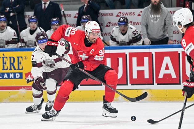 ZURICH, SWITZERLAND - MAY 16: Roman Josi of Switzerland in action during the 2026 IIHF Ice hockey, Eishockey World Championship, WM, Weltmeisterschaft Switzerland game between Switzerland and Latvia at Swiss Life Arena on May 16, 2026 in Zurich, Zurich. Zurich Swiss Life Arena Zurich Switzerland Copyright: xJustPictures.ch AndreaxBrancax jp-en-EuSpIm-JP7_ANB_Sui_Lat_16052026_4088