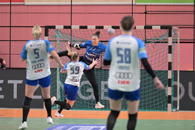 Sara Suba (TusSies Metzingen, 77) im Tor TusSies Metzingen vs. Union Neckarsulm , Handball, Alsco HBF, 5. Play-Off Ligaspieltag, Saison 2025 2026, 16.05.2026 TusSies Metzingen vs. Sport-Union Neckarsulm , Handball, Alsco HBF, 5. Play-Off Ligaspieltag, Saison 2025 2026, 16.05.2026 Tuebingen Copyright: xEibner-Pressefoto TobiasxBaurx EP_TBR