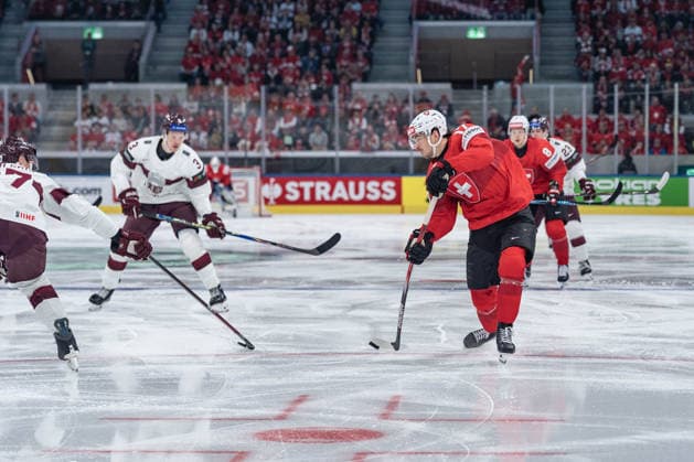 16 05 2026, Zurich, Swiss Life Arena, Ice hockey, Eishockey World Championships: Switzerland - Latvia, 17 Ken Jager (Switzerland) Zurich Swiss Life Arena Zurich Switzerland Copyright: xJustPictures.ch StefanxEmchx jp-de-StEm-DSC0002720260516
