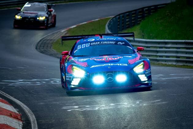 NURBURG - Mercedes-AMG Team Verstappen Racing Max Verstappen, Lucas Auer, Jules Gounon, Daniel Juncadella Mercedes-AMG GT3 during the ADAC RAVENOL 24h Nurburgring on May 16, 17, 2026 in Germany. (Photo by Jack Brekelmans EYE4IMAGES DeFodi Images) -
