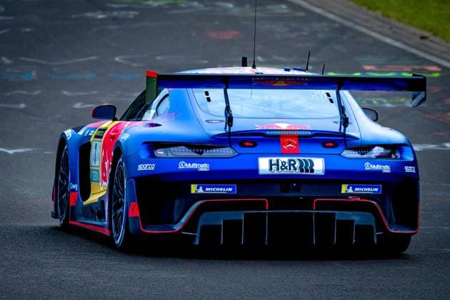 NURBURG - Mercedes-AMG Team Verstappen Racing Max Verstappen, Lucas Auer, Jules Gounon, Daniel Juncadella Mercedes-AMG GT3 during the ADAC RAVENOL 24h Nurburgring on May 16, 17, 2026 in Germany. (Photo by Jack Brekelmans EYE4IMAGES DeFodi Images) -