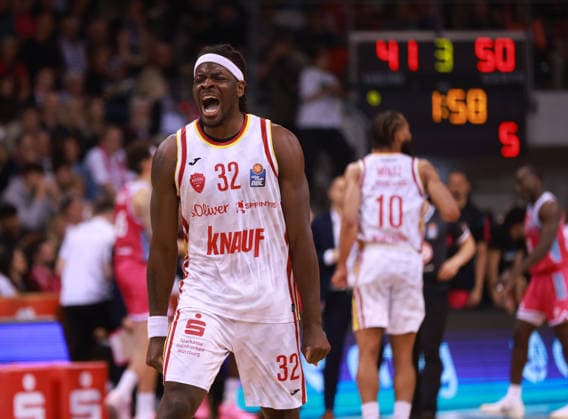 Charles Thompson (Würzburg), Bonn, Deutschland, 16.05.2026, Basketball Bundesliga, 1. Viertelfinale, Telekom Baskets Bonn vs Fitness First Würzburg Baskets