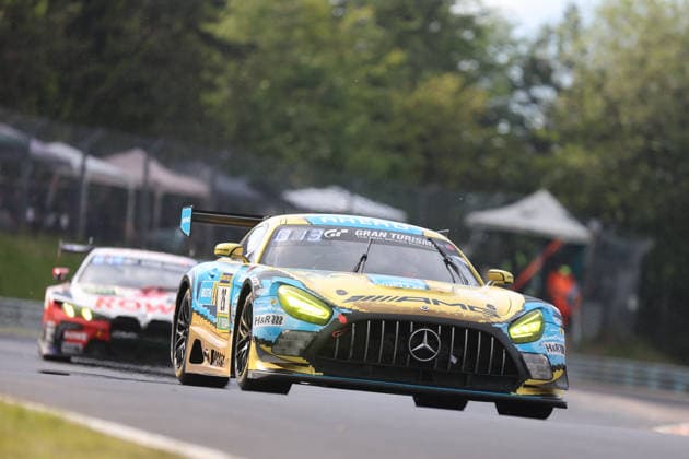 Nürburg, Deutschland 14.-17. Mai 2026: ADAC Ravenol 24h Rennen Nürburgring - 2026 - Samstag Rennen Schwalbenschwanz Im Bild: 26 PROsport racing - Mercedes-AMG GT3 - (Adam Christodoulou GBR, Christopher Lulham GBR, Mikael Grenier CAN, Marek Böckmann GER) Nürburgring Rheinland Pfalz Copyright: xFotostandx xFabianxWernerx