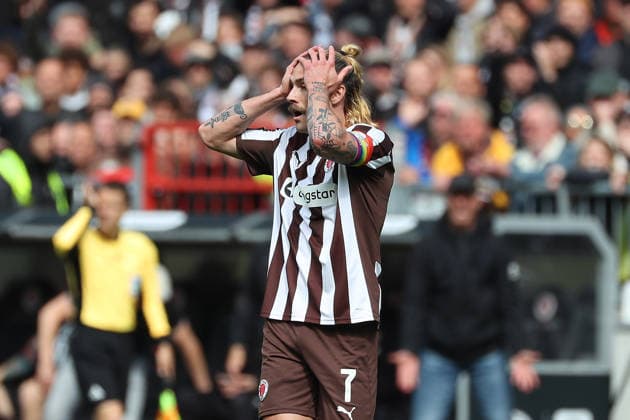St. Pauli vs. VfL, 1. BL Hamburg, 16.05.2026, Fußball, Herren, Saison 2025 2026, 1. BL, FC St. Pauli vs. VfL Wolfsburg: (DFL DFB REGULATIONS PROHIBIT ANY USE OF PHOTOGRAPHS as IMAGE SEQUENCES and or QUASI-VIDEO) Millerntor-Stadion Deutschland