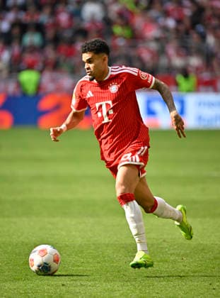 Luis Diaz FC Bayern Muenchen FCB (14) Aktion am Ball FC Bayern Muenchen FCB vs 1. FC Koeln 16.05.2026 DFL REGULATIONS PROHIBIT ANY USE OF PHOTOGRAPHS AS IMAGE SEQUENCES AND OR QUASI-VIDEO FC Bayern Muenchen FCB vs 1. FC Koeln