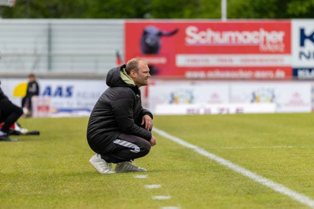Andreas Schoen (FC Astoria Walldorf, Chef-Trainer) TSG Balingen vs. FC Astoria Walldorf, Fussball Oberliga, Saison 2025 2026, 16.05.26 TSG Balingen vs. FC Astoria Walldorf, Fussball, Regionalliga Suedwest, 34. Spieltag, Saison 2025 2026, 16.05.26 Villingen Copyright: xEibner-Pressefoto KirstenxJägerx
