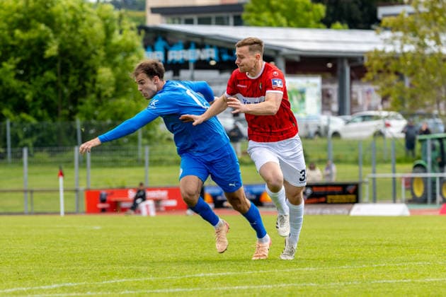 TSG Balingen vs. FC Astoria Walldorf, Fussball Oberliga, Saison 2025 2026, 16.05.26 TSG Balingen vs. FC Astoria Walldorf, Fussball, Regionalliga Suedwest, 34. Spieltag, Saison 2025 2026, 16.05.26 Villingen Copyright: xEibner-Pressefoto KirstenxJägerx