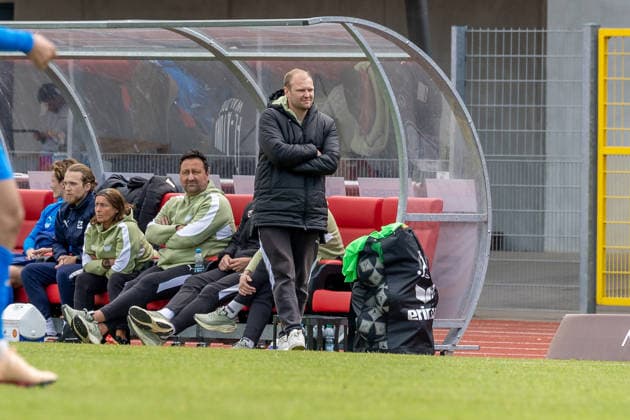 Andreas Schoen (FC Astoria Walldorf, Chef-Trainer) TSG Balingen vs. FC Astoria Walldorf, Fussball Oberliga, Saison 2025 2026, 16.05.26 TSG Balingen vs. FC Astoria Walldorf, Fussball, Regionalliga Suedwest, 34. Spieltag, Saison 2025 2026, 16.05.26 Villingen Copyright: xEibner-Pressefoto KirstenxJägerx