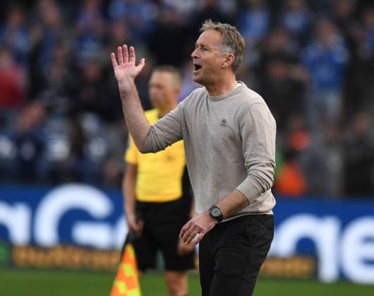 16.05.2026, xophax, Fussball 1.Bundesliga, Bayer 04 Leverkusen - Hamburger SV Trainer Kasper Hjulmand ( Bayer 04 ) (DFL DFB REGULATIONS PROHIBIT ANY USE OF PHOTOGRAPHS as IMAGE SEQUENCES and or QUASI-VIDEO) Leverkusen