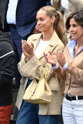 IPA84769544 - Laila Hasanovic attends the match between Jannik Sinner of Italy and Daniil Medvedev during the Internazionali BNL d Italia Day Twelve at Foro Italico on May 16, 2026 in Rome, Italy.  Copyright: xDomenicoxCippitelli IPAxSportx xx 84769544