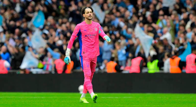 Chelsea v Manchester City, London, UK - 16 May 2025 James Trafford of Manchester City during the FA Cup Final match between Chelsea and Manchester City on 16th May 2026 at Wembley Stadium, London London Wembley Stadium London GBR Copyright: xFrankiexOKeeffe PPAUKx PPA-275736