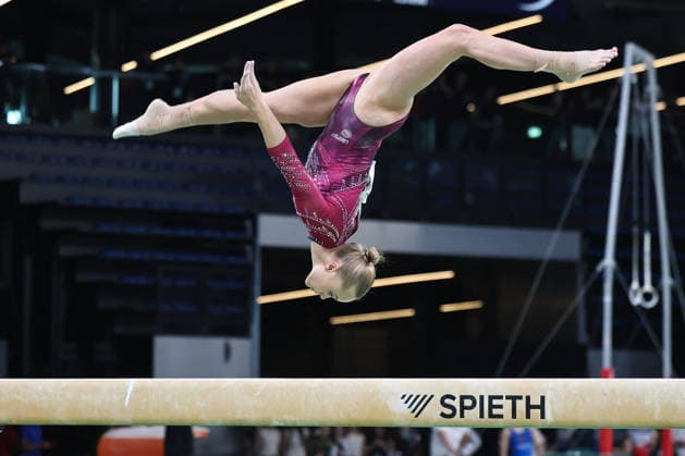 ALTRO - Ginnastica - Artistic Gymnastics - Final Eight - Serie A1 Photo by IPA ABACAPRESS.COM84769574 - Melnikova Angelina (Ginnastica Vercelli) during FinalEight of Italian Championship SerieA Artistic Gymnastics at Chorus Life, Bergamo, Italy on May 16, 2026 during Artistic Gymnastics - Final Eight - Serie A1, Gymnastics in Bergamo, Italy, May 16 2026 Bergamo Italy  Copyright: xIPAxSport ABACAx
