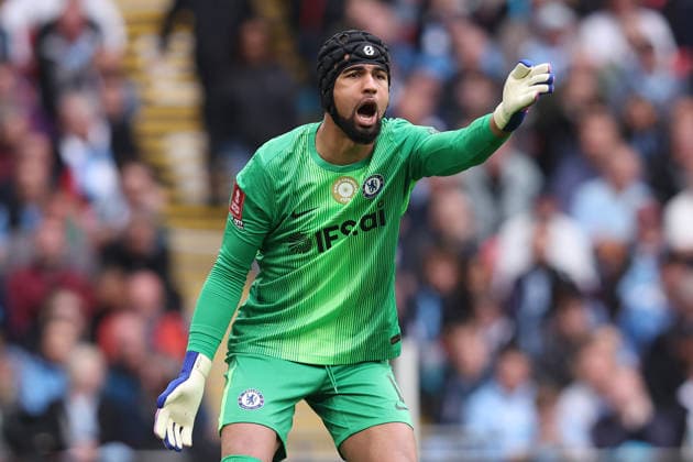 FA Cup Final 2026 16 May 2026, London - Emirates FA Cup Final - Chelsea v Manchester City - Chelsea goalkeeper Robert Sanchez - Photo: Charlotte Wilson Offside. London UK Copyright: xCharlottexWilsonx xOffsidexOffside