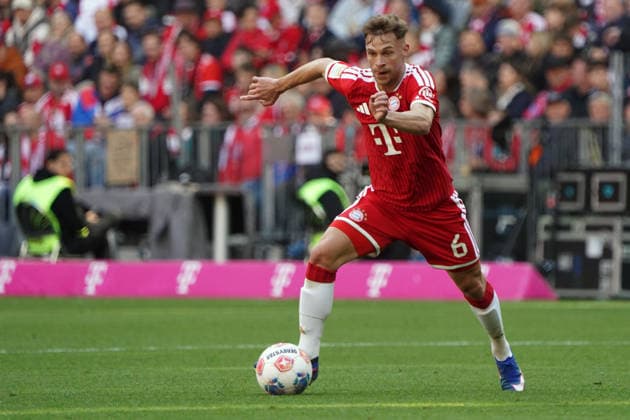 Fussball, 1.BL 2025 2026, FC Bayern München vs 1.FC Köln 16.05.2026 , Allianzarena München Joshua kimmich FC Bayern München Aktion, Einzelbild,
