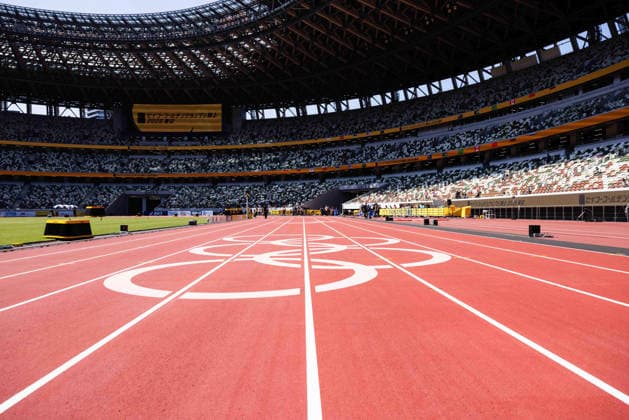 May 17, 2026, Tokyo, Japan: General view of branding around the National Stadium before the Seiko Golden Gala World Athletics Continental Tour Meeting. Seiko Golden Grand Prix Athletics 2026 Tokyo - 17th May  - ZUMAs197 20260517_aaa_s197_011 Copyright: xBenxBoothx