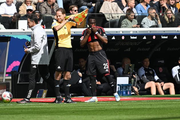 16.05.2026, xsltx, Fussball 1.Bundesliga, Eintracht Frankfurt - VfB Stuttgart v.l. Arnaud Kalimuendo (Eintracht Frankfurt) (DFL DFB REGULATIONS PROHIBIT ANY USE OF PHOTOGRAPHS as IMAGE SEQUENCES and or QUASI-VIDEO) Frankfurt am Main