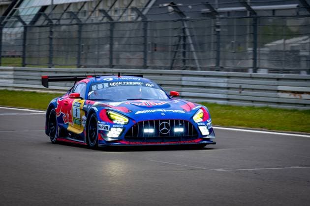 NURBURG - Mercedes-AMG Team Verstappen Racing Max Verstappen, Lucas Auer, Jules Gounon, Daniel Juncadella Mercedes-AMG GT3 during the ADAC RAVENOL 24h Nurburgring on May 17, 2026 in Germany. (Photo by Jack Brekelmans EYE4IMAGES DeFodi Images) -
