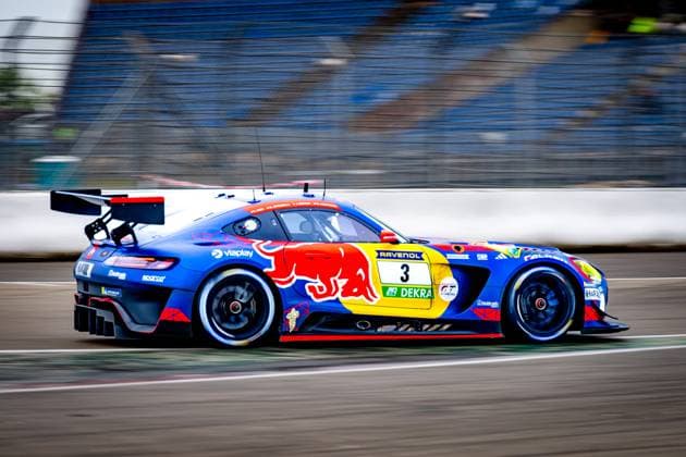 NURBURG - Mercedes-AMG Team Verstappen Racing Max Verstappen, Lucas Auer, Jules Gounon, Daniel Juncadella Mercedes-AMG GT3 during the ADAC RAVENOL 24h Nurburgring on May 17, 2026 in Germany. (Photo by Jack Brekelmans EYE4IMAGES DeFodi Images) -