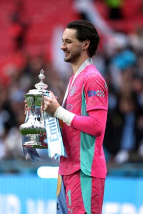James Trafford (MC) at the Emirates FA Cup Final match Chelsea v Manchester City, at Wembley Stadium, London, UK on 16th May, 2026. 