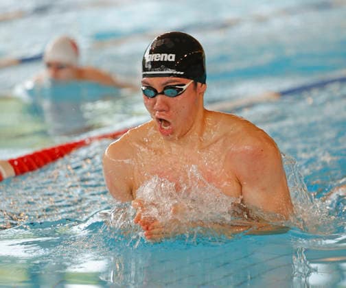 16.05.2026 Schwimmsport 61. Internationales Schwimmfest Nordbad DSW Darmstadt hier WK18 L4 200m Brust Vorlauf 02:19.46 min Nathanael Doll Jg 2005 SG EWR Rheinhessen-Mainz Darmstadt Hessen Deutschland