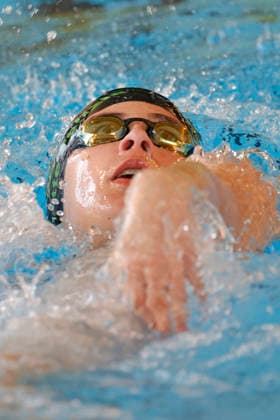 16.05.2026 Schwimmsport 61. Internationales Schwimmfest Nordbad DSW Darmstadt hier WK311 A-Finale 200m Rücken Charlotte Felizia Schulz 2011 SCW Eschborn Platz 2 gesamt Darmstadt Hessen Deutschland