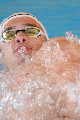16.05.2026 Schwimmsport 61. Internationales Schwimmfest Nordbad DSW Darmstadt hier WK112 A-Finale 200m Rücken Yannik Nowak 2008 SG Rhein-Mosel Darmstadt Hessen Deutschland