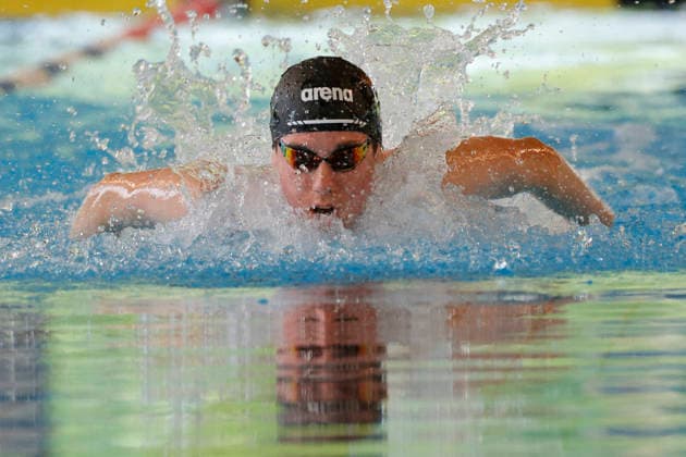 16.05.2026 Schwimmsport 61. Internationales Schwimmfest Nordbad DSW Darmstadt hier WK114 A-Finale 100m Schmetterling Jakub Vitkovic 2009 SC Wfr. München Darmstadt Hessen Deutschland