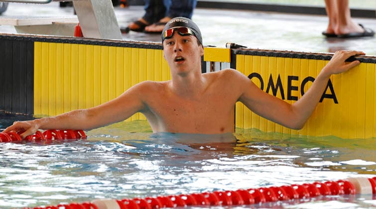 16.05.2026 Schwimmsport 61. Internationales Schwimmfest Nordbad DSW Darmstadt hier WK114 A-Finale 100m Schmetterling Jakub Vitkovic 2009 SC Wfr. München Darmstadt Hessen Deutschland
