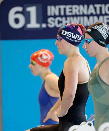 16.05.2026 Schwimmsport 61. Internationales Schwimmfest Nordbad DSW Darmstadt hier WK115 A-Finale 50m Rücken Bildmitte Maja-Melina Volz 2007 DSW 1912 Darmstadt DSW 1912 Darmstadt Darmstadt Hessen Deutschland
