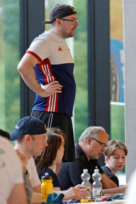 16.05.2026 Schwimmsport 61. Internationales Schwimmfest Nordbad DSW Darmstadt mit Überblick Trainer SG Frankfurt Marco Koch Darmstadt Hessen Deutschland