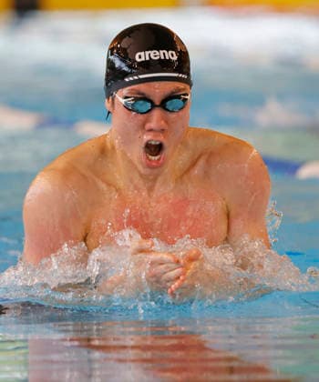16.05.2026 Schwimmsport 61. Internationales Schwimmfest Nordbad DSW Darmstadt hier WK118 A-Finale 200m Brust Sieger Nathanael Doll 2005 SG EWR Rheinhessen-Mainz Darmstadt Hessen Deutschland