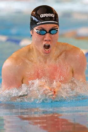 16.05.2026 Schwimmsport 61. Internationales Schwimmfest Nordbad DSW Darmstadt hier WK118 A-Finale 200m Brust Sieger Nathanael Doll 2005 SG EWR Rheinhessen-Mainz Darmstadt Hessen Deutschland