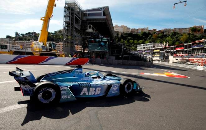 XI GP FORMULE E MONACO PHOTOPQR NICE MATIN Jean François Ottonello ; Monaco ; 17 05 2026 ; 11e Grand Prix Formule E de Monaco - Tours de piste de la Formule E generation 4 pilotee par David Coulthard Monaco France  Copyright: xPHOTOPQR NICExMATIN MAXPPPxJeanxFrançoisxOttonellox 20260517NIM8264 20260517NIM8264