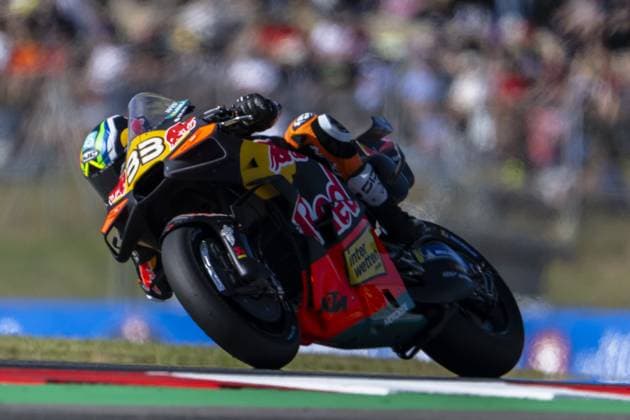RECORD DATE NOT STATED MotoGP, 6th round of the World Championship, WM, Weltmeisterschaft in Catalonia Barcelona Barcelona (Spain), 17 05 2026 - Brad Binder (33), Red Bull KTM Factory Racing rider, during the warm-up for the 6th round of the MotoGP World Championship, Grande Prix de Catalunya, Barcelona Spain; Catalonia Spain Copyright: xJoaquimxGalantex