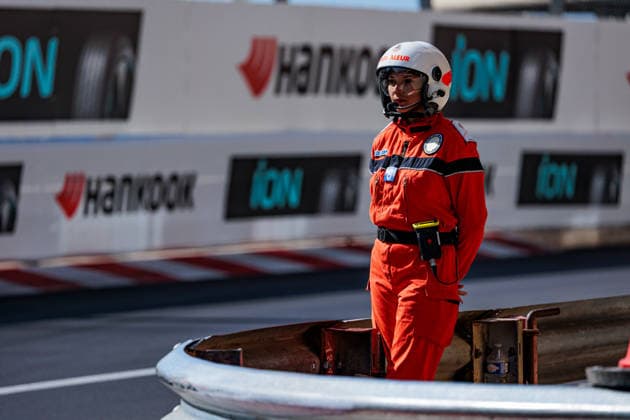 2026 FORMULA E MONACO ePRIX commissaire, marshall during the Monaco ePrix, 9th and 10th round of the 2025-26 ABB FIA Formula E World Championship, WM, Weltmeisterschaft on the Circuit de Monaco from Mai 16 to 17, 2026 in Monte-Carlo, Monaco -  Copyright: xGERMAINxHAZARDx