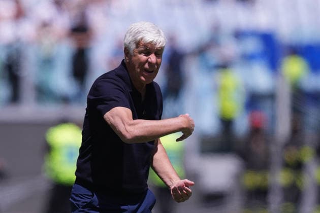 Roma™s head coach Gian Piero Gasperini during the Serie A EniLive soccer match between Roma and Lazio at the Rome s Olympic stadium, Italy - Sunday May 17, 2026 - Soccer ( Photo by Alfredo Falcone LaPresse )  Copyright: xAlfredoxFalcone LaPressex