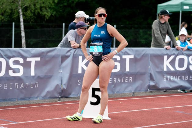 Elena Kelety (Frankfurt Athletics, 300m Huerden Frauen, 5), GER, Leichtathletik, Athletics, Internationales KOST Laeufermeeting, Pliezhausen, 17.05.2026, GER, Leichtathletik, Athletics, Internationales KOST Laeufermeeting, Pliezhausen, 17.05.2026 Pliezhausen Copyright: xStefanxMayerx EP_SMR