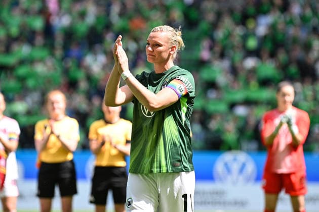 Fußball I Frauen I Saison 2025-2026 I Bundesliga I 26. Spieltag I VfL Wolfsburg - 1. FC Nürnberg I 17.05.2026 Verabschiedung Alexandra Popp (11, VfL Wolfsburg) vor dem Spiel, Abschiedsspiel Wolfsburg Volkswagen Arena Niedersachsen Deutschland Copyright: xLobeca InesxHähnelx
