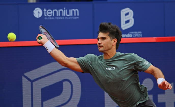 Bitpanda Hamburg Open, ATP, Tennis Herren 500, 2. Runde in der Qualifikation: Marcos Giron (USA).