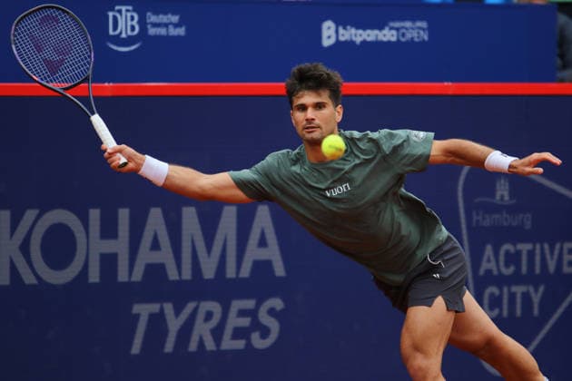 Bitpanda Hamburg Open, ATP, Tennis Herren 500, 2. Runde in der Qualifikation: Marcos Giron (USA).